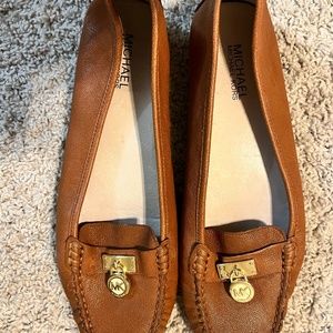 Michael Kors Brown Leather Flats